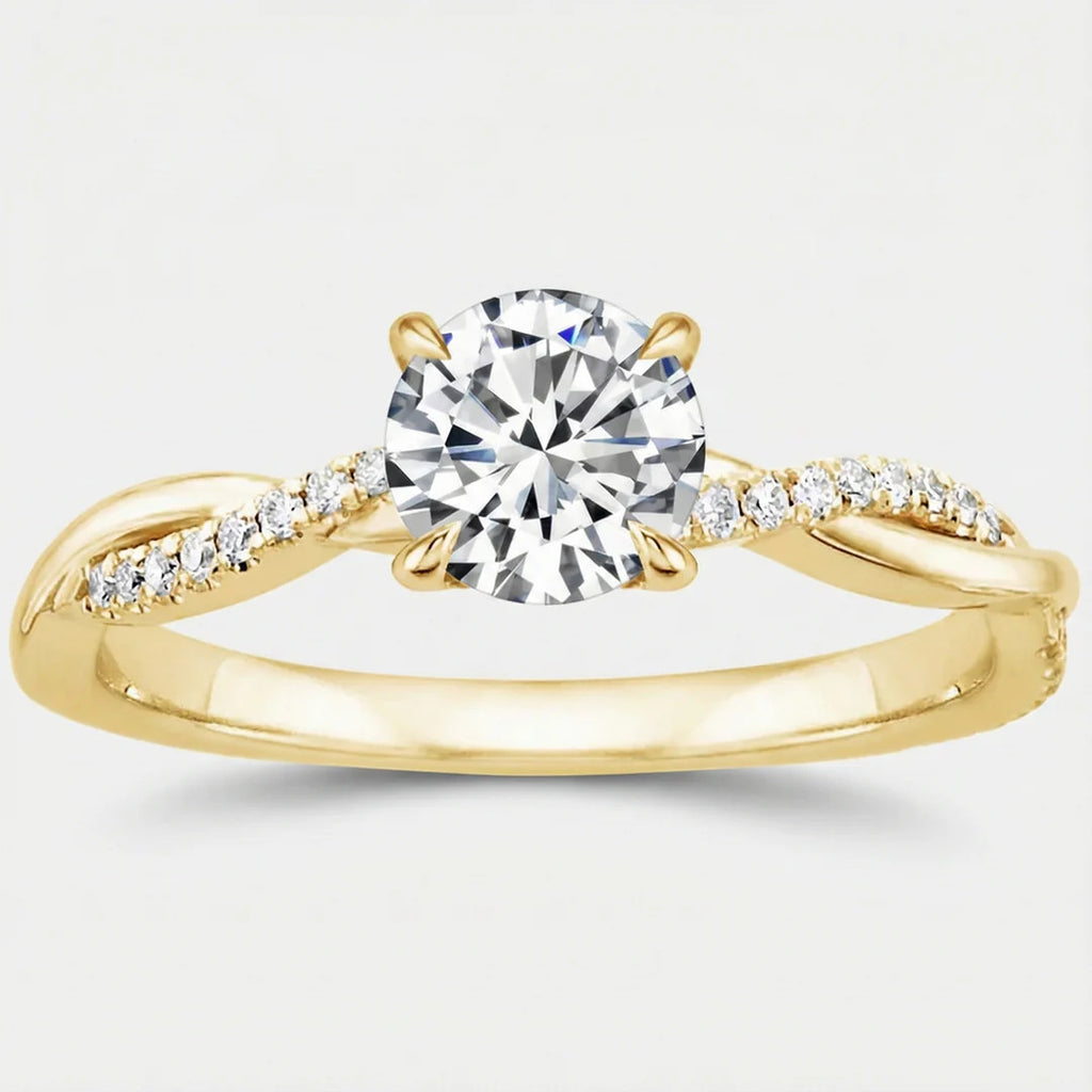 Aurora Solitaire Ring