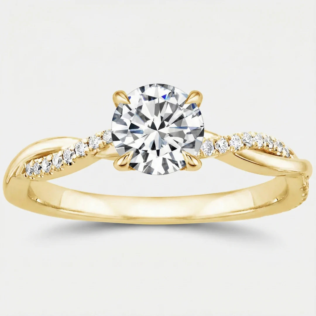 Aurora Solitaire Ring