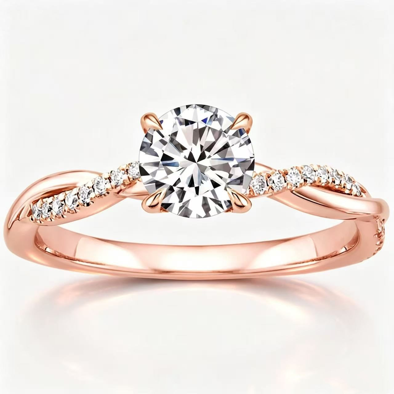 Aurora Solitaire Ring