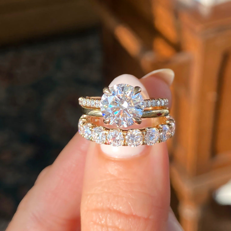 Stacked Trio Ring Set