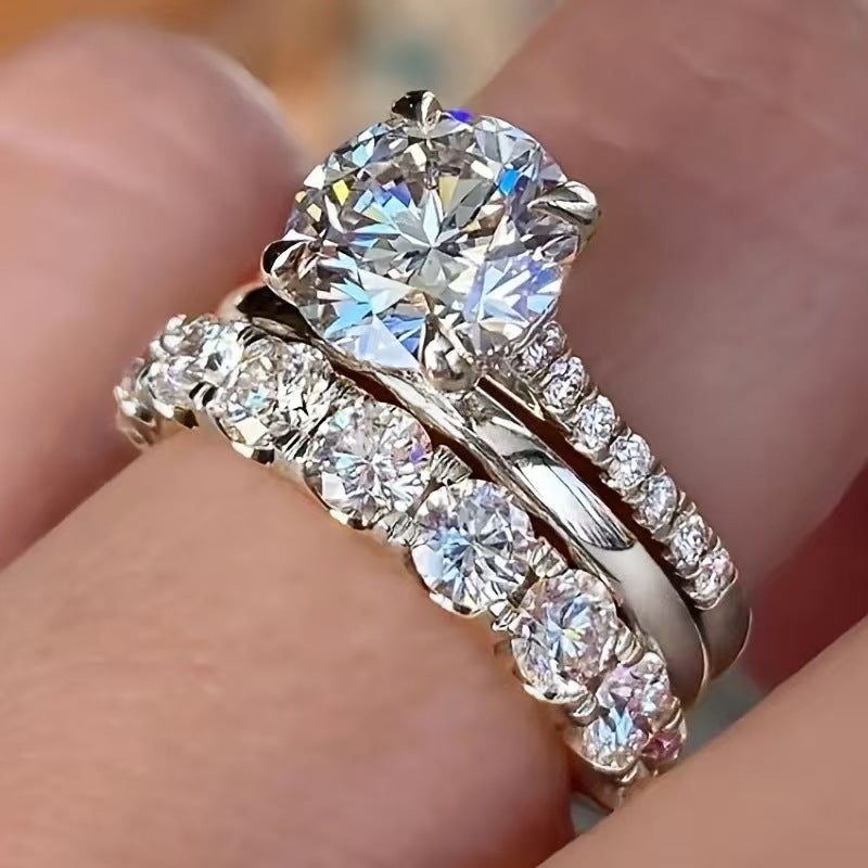 Stacked Trio Ring Set