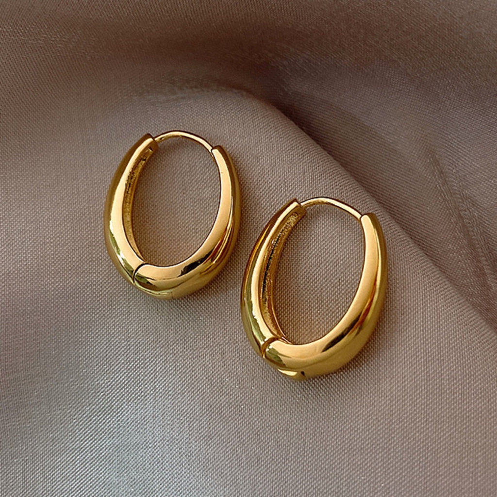 Sunlit Hoop Earrings