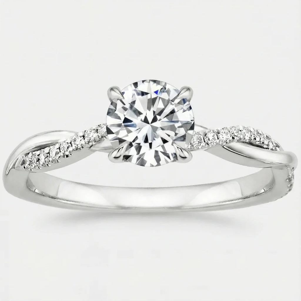 Aurora Solitaire Ring