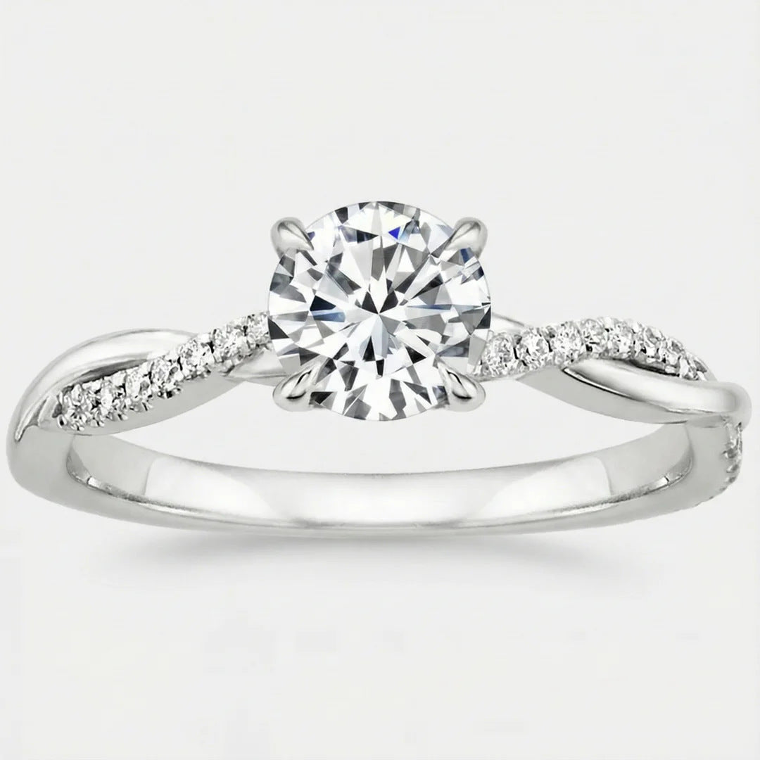 Aurora Solitaire Ring