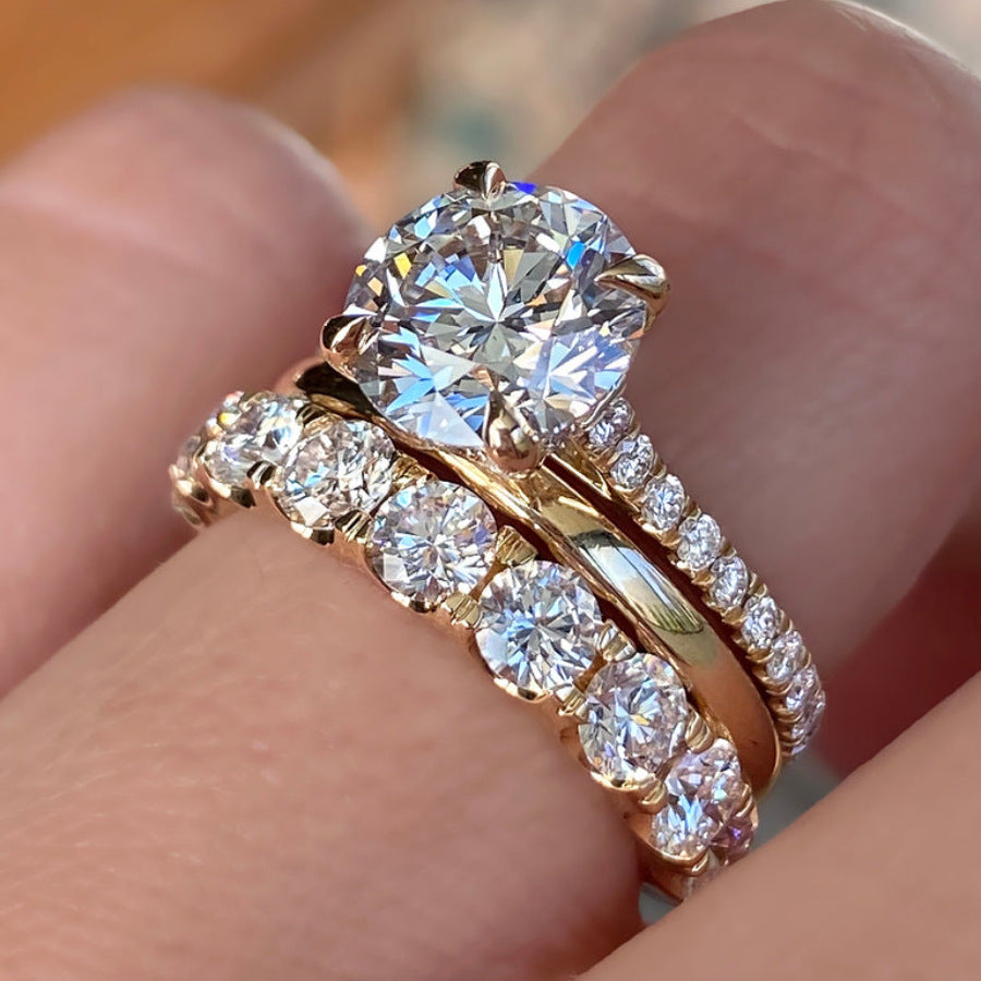 Stacked Trio Ring Set